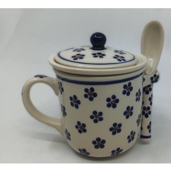 Kubek do ziół z łyżeczką