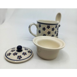 Kubek do ziół z łyżeczką