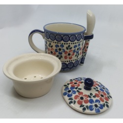 Kubek do ziół z łyżeczką