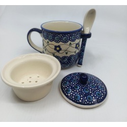 Kubek do ziół z łyżeczką