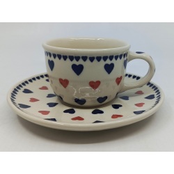 Komplet filiżanka + talerzyk