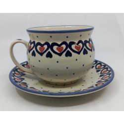 Komplet kubek max + talerzyk