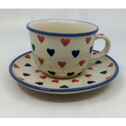 Komplet filiżanka + talerzyk
