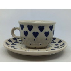 Komplet filiżanka  mini + talerzyk