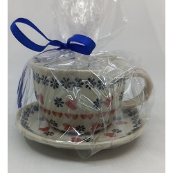 Komplet filiżanka + talerzyk