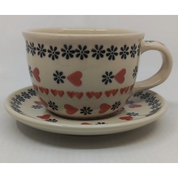 Komplet filiżanka + talerzyk