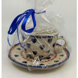 Komplet filiżanka + talerzyk