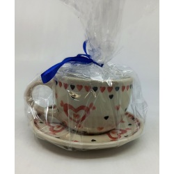 Komplet filiżanka + talerzyk