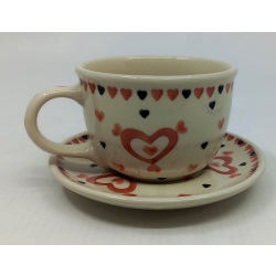 Komplet filiżanka + talerzyk