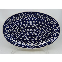 Talerz owalny średni