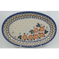 Talerz owalny średni